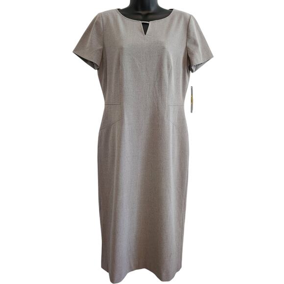 Preston & York Isabel dress heather grey size 10 NWT - Picture 1 of 12